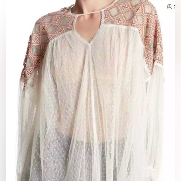 Free People Joyride Blouse Medium - Picture 3 of 16